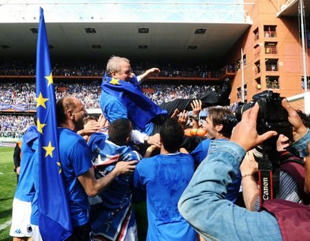 Sampdoria Rayakan Keberhasilan Lolos LC