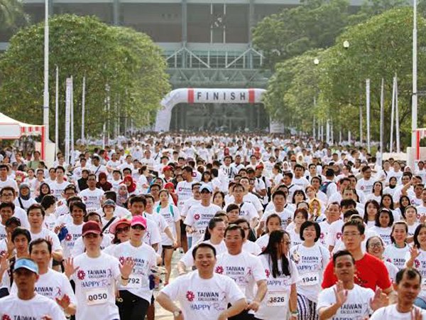 Ribuan Peserta Ramaikan Taiwan Excellence Happy Run