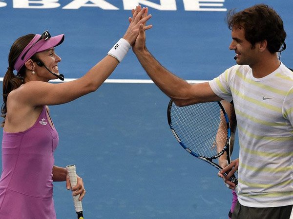 Federer dan Hingis bentuk kolaborasi lagi