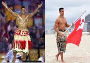 Berita Olimpiade: Sang Pembawa Bendera Tonga 'Bersinar' Lagi dengan Aksi Shirtless-nya dalam Upacara Penutupan Olimpiade