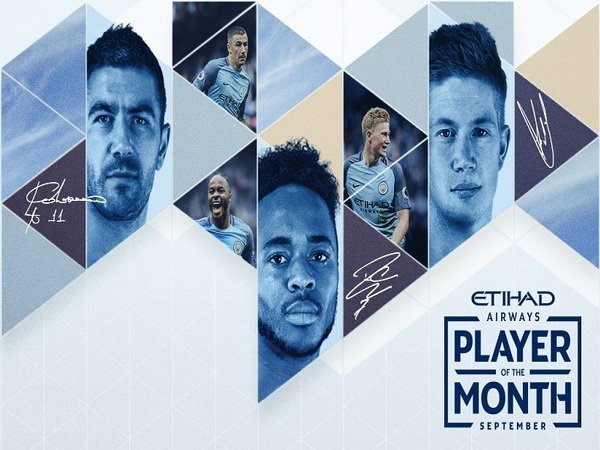 Berita Liga Inggris: Tiga Pemain City Masuk kandidat Etihad Player Of The Month Edisi September