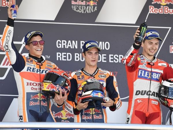 Berita MotoGP: Cetak Podium di Spanyol, Duo Repsol Honda Puji Performa Lorenzo