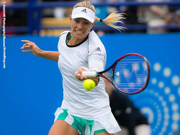Berita Tenis: Angelique Kerber Dan Simona Halep Bertahan Di Eastbourne