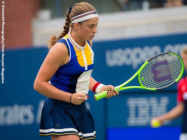 Hasil US Open: Jelena Ostapenko Lewati Tantangan Pertamanya