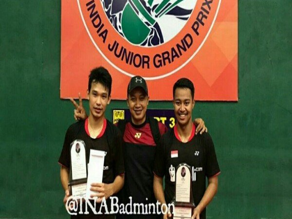 Berita Badminton: Rehan/Rinov Juara India Junior International GPG 2017