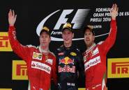 Kimi Raikkonen, Sebastian Vettel dan Max Verstappen Tampil Dalam Satu Panggung