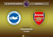 Data dan Fakta Jelang Pertandingan Brighton & Hove Albion vs Arsenal