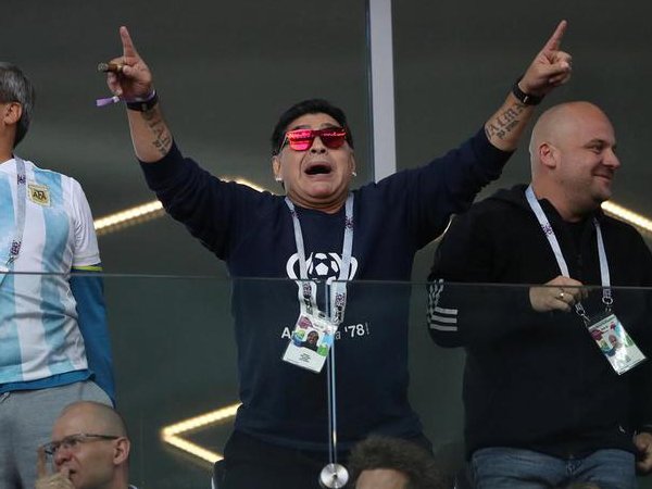 Diego Maradona Menangis Lihat Pertunjukkan Horor Timnas Argentina