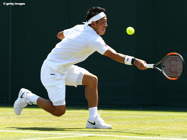 Hasil Wimbledon: Kei Nishikori Atasi Tantangan Dari Christian Harrison