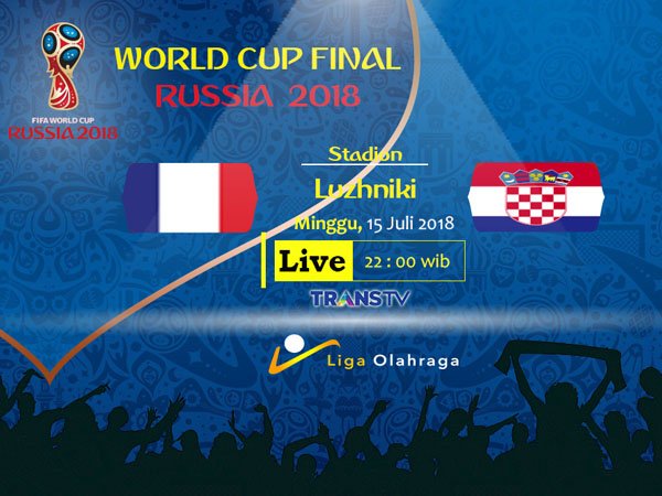 Prediksi Final Piala Dunia 2018: Prancis Kontra Kroasia