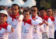 Sambut Asian games, Presiden Jokowi Ikut Pecahkan Rekor Dunia Poco-Poco