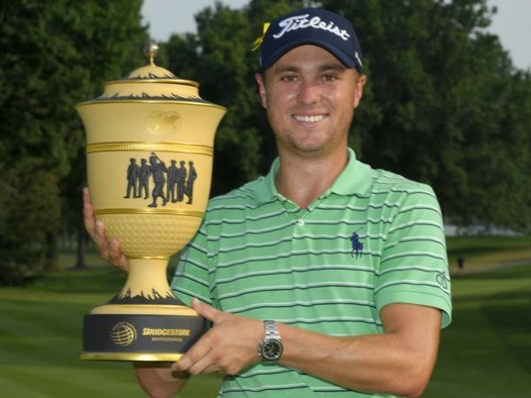 Justin Thomas Rebut Gelar Juara WGC Bridgestone Invitational 2018