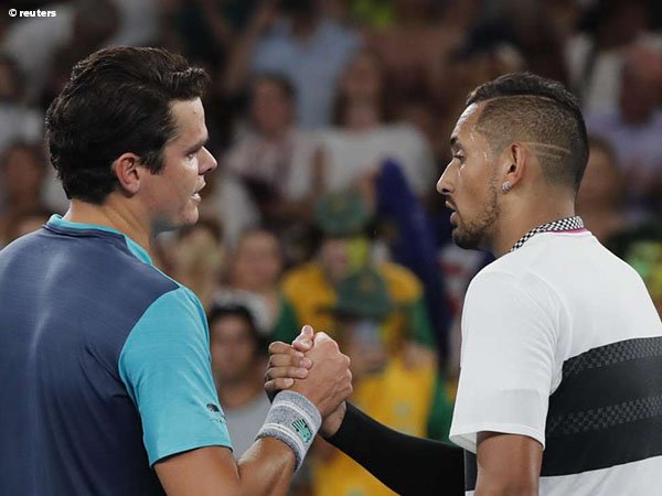 Hasil Australian Open: Milos Raonic Kandaskan Mimpi Nick Kyrgios Di Melbourne