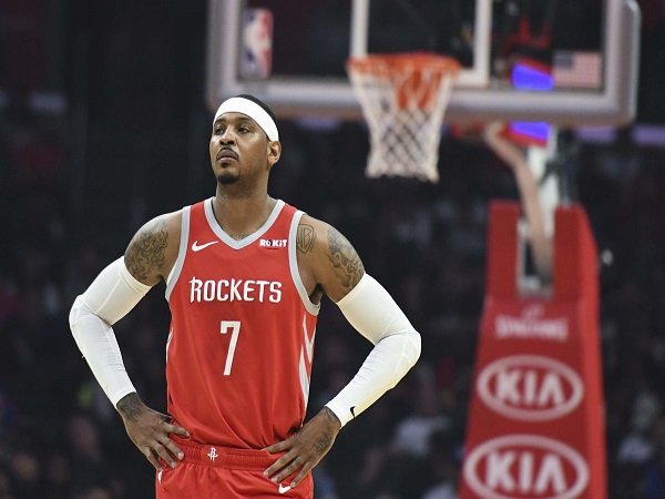 Carmelo Anthony Resmi Dilepas Oleh Houston Rockets