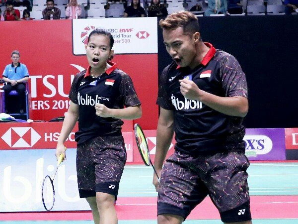 Lolos ke Babak Utama Indonesia Masters 2019, Rehan/Fadia Merinding Tanding di Istora