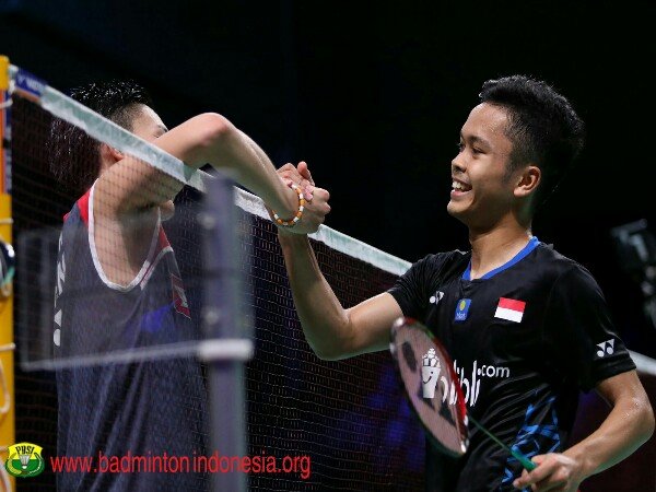 Singkirkan Anthony Ginting, Kento Momota Ke Semifinal Indonesia Masters 2019