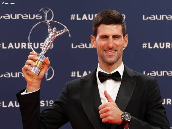 Begini Sambutan Penuh Ketulusan Novak Djokovic Di Ajang Laureus Awards