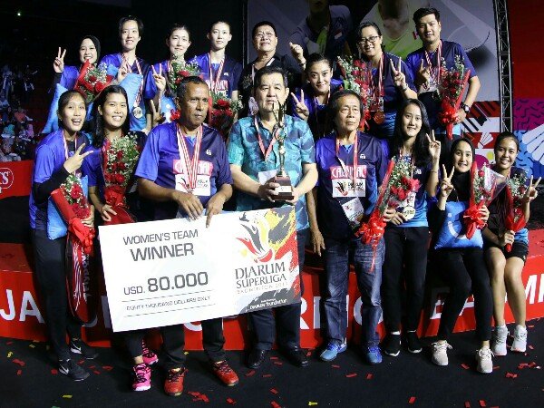 Atasi Jaya Raya, Mutiara Cardinal Juara Superliga Badminton 2019