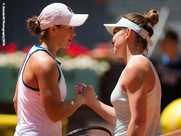 Ashleigh Barty Angkat kaki, Simona Halep Mantap Ke Semifinal Di Madrid