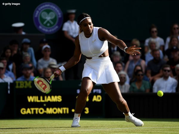 Hasil Wimbledon: Serena Williams Langkahi Rintangan Pertama