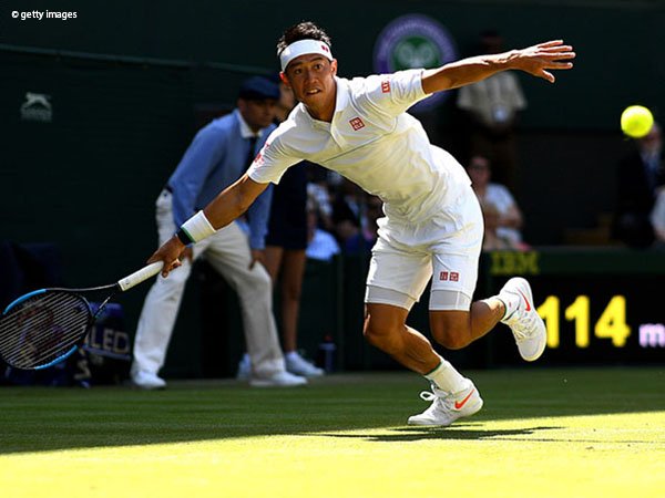 Hasil Wimbledon: John Isner Tumbang, Kei Nishikori Mantap Ke Babak Ketiga