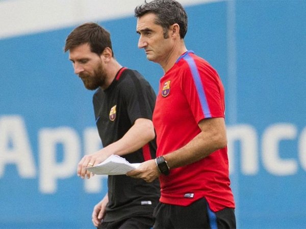 Valverde Ragukan Messi Bugar Saat Barcelona Hadapi Dortmund