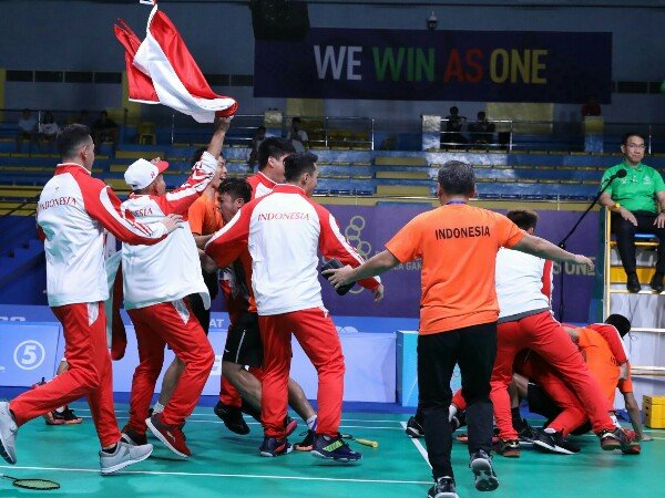 Pastikan Kemenangan Tim Putra, Wahyu/Ade: Kemenangan Ini Untuk Indonesia