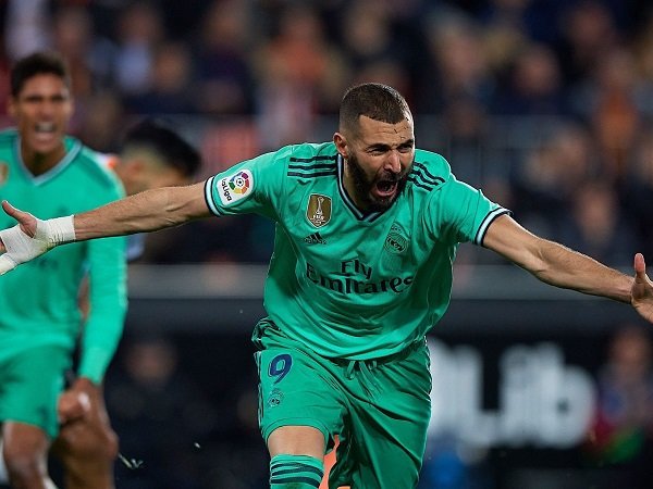 Karim Benzema Selamatkan Real Madrid dari Kekalahan Kontra Valencia