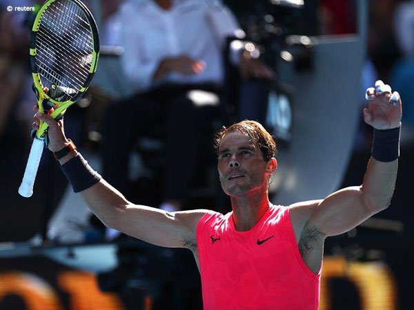 Hasil Australian Open: Tampil Tanpa Ampun, Rafael Nadal Tekuk Hugo Dellien
