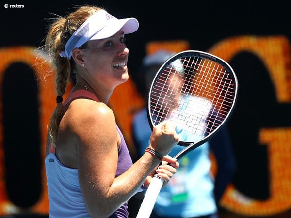 Hasil Australian Open: Karolina Pliskova Gigit Jari, Angelique Kerber Lolos Ke Pekan Kedua