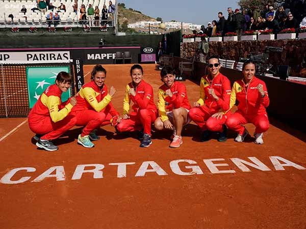 Hasil Fed Cup: Bantai Kurumi Nara, Carla Suarez Navarro Antar Spanyol Ke Budapest
