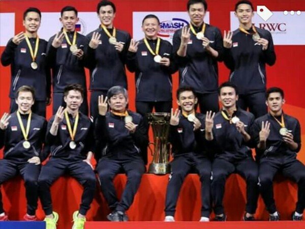 Membanggakan! Indonesia Juara Tiga Kali Beruntun di Kejuaraan Beregu Asia