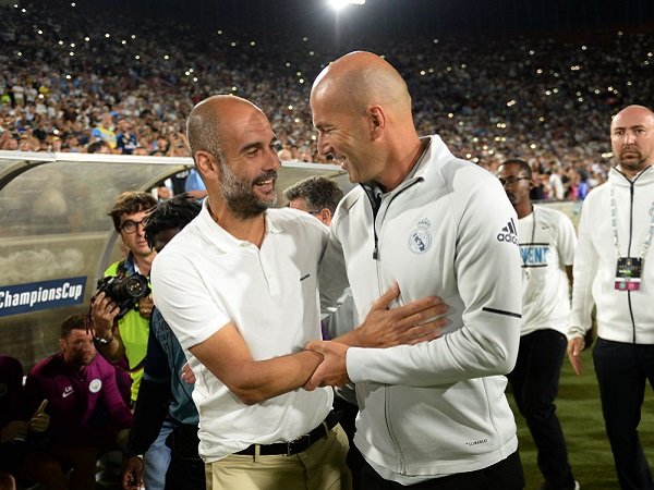 Real Madrid Kontra Man City, Zidane Tak Ingin Fokus Kepada Rivalitas Guardiola