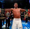 Dampak Corona, Laga Joshua Lawan Pulev Resmi Ditunda