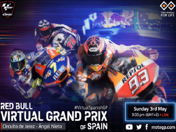 Jadwal dan Link Livestreaming MotoGP Virtual Race Seri Ketiga di Sirkuit Jerez