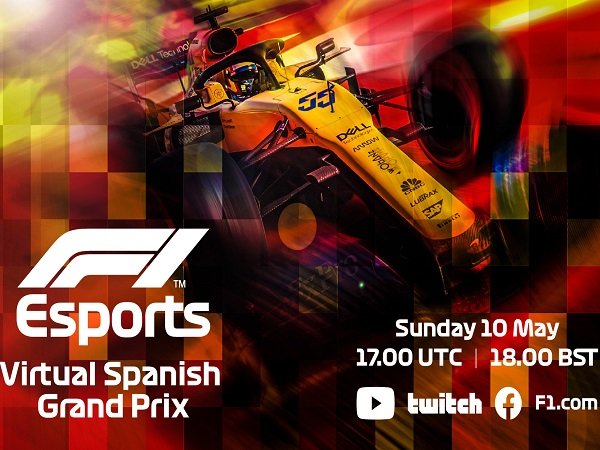 Sergio Aguero dan Thibaut Courtois Ramaikan F1 Virtual GP Spanyol
