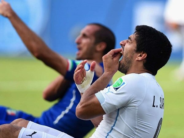 Chiellini Kagumi Luis Suarez Karena Gigitan pada Piala Dunia 2014