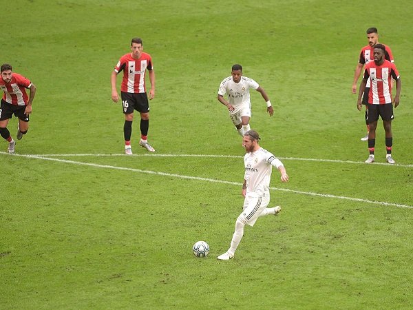 Penalti Sergio Ramos Menangkan Real Madrid Atas Athletic Bilbao