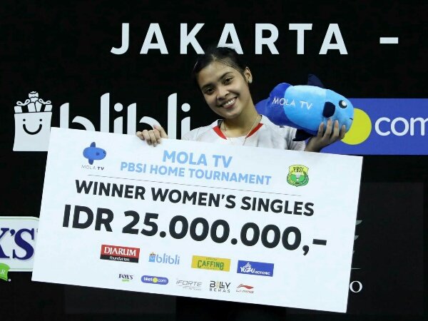 Mola TV PBSI Home Tournament: Gregoria Juara Setelah Balas Dendam Kepada Putri KW