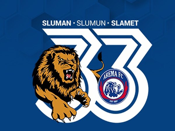 Berikut Logo dan Slogan untuk Ulang Tahun Arema FC ke-33