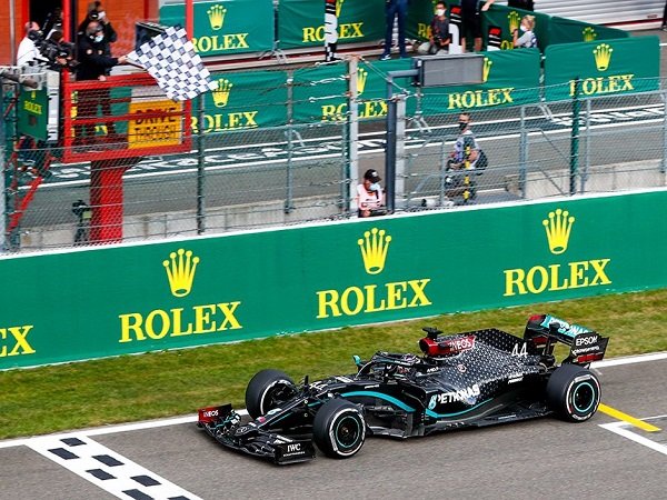 Hasil Race F1 GP Belgia: Tanpa Perlawanan, Hamilton Menang Mudah di Spa