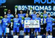 Tim Rajawali Juara Mola TV PBSI Thomas & Uber Cup Simulation 2020