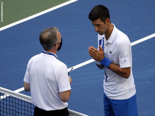 Novak Djokovic didiskualifikasi dari US Open 2020