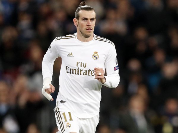 Gareth Bale saat tampil di Liga Champions.