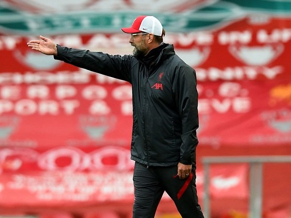 Manajer Liverpool Jurgen Klopp saat penyampai kepada media usai pertandingan/Image: Getty