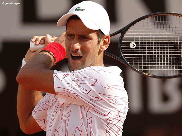 Novak Djokovic butuh tiga set demi melangkah ke semifinal Italian Open 2020