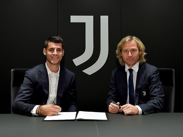 Alvaro Morata resmi kembali ke Juventus.