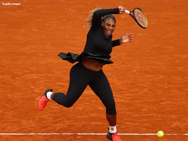 Lumpuhkan rekan senegara, Serena Williams melangkah ke babak kedua French Open 2020
