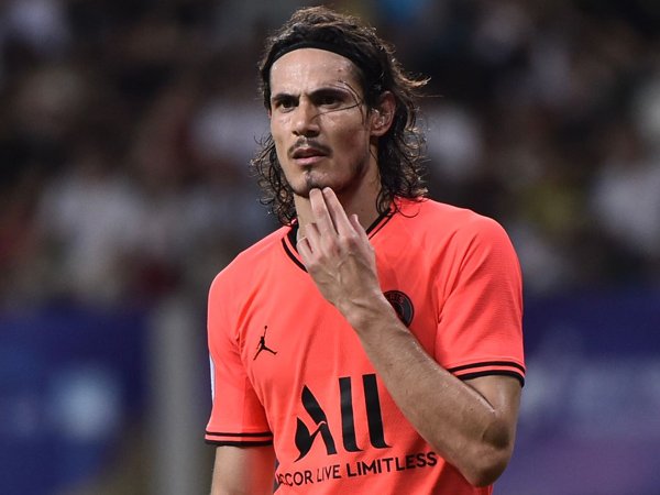 Edinson Cavani saat masih memperkuat PSG.