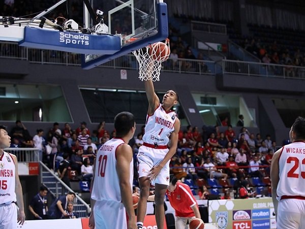 Derrick Michael salah satu pebasket yang masuk seleksi Timnas Elite Muda Indonesia yang dipanggil Perbasi.